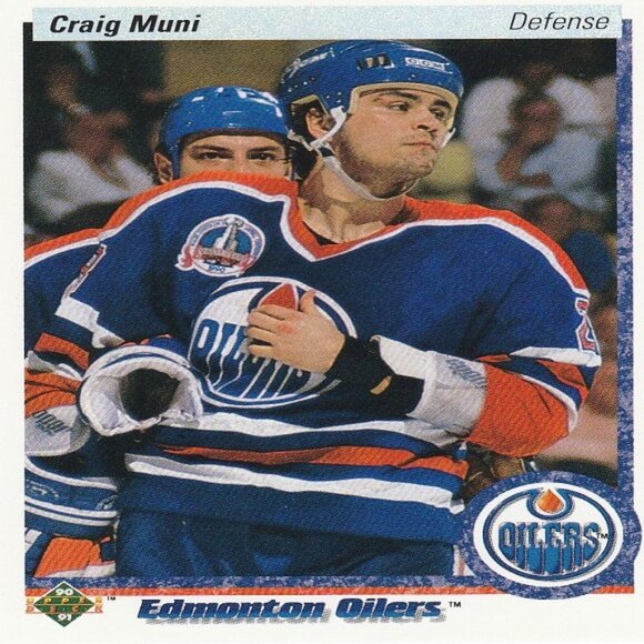 Craig Muni Edmonton Oilers NHL Hockey Card Collection - 3 Card Set - Picture 4 of 4